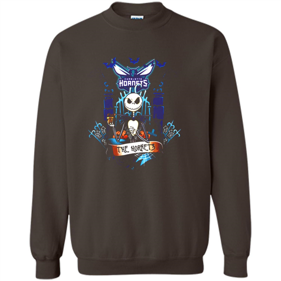 Charlotte Hornets Halloween The Nightmare Before Christmas - Sweatshirt