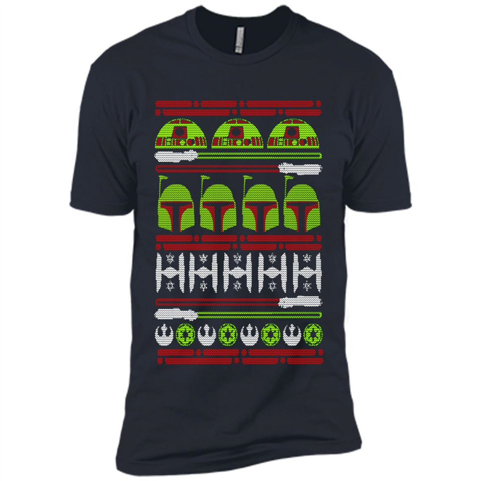 Star Wars - Boba Fett Christmas - Premium Short Sleeve T-Shirt