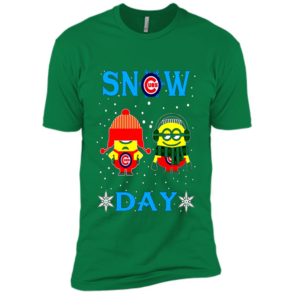 Snow Day Shirt For Chicago Cubs Vs Minion Fans pingpong