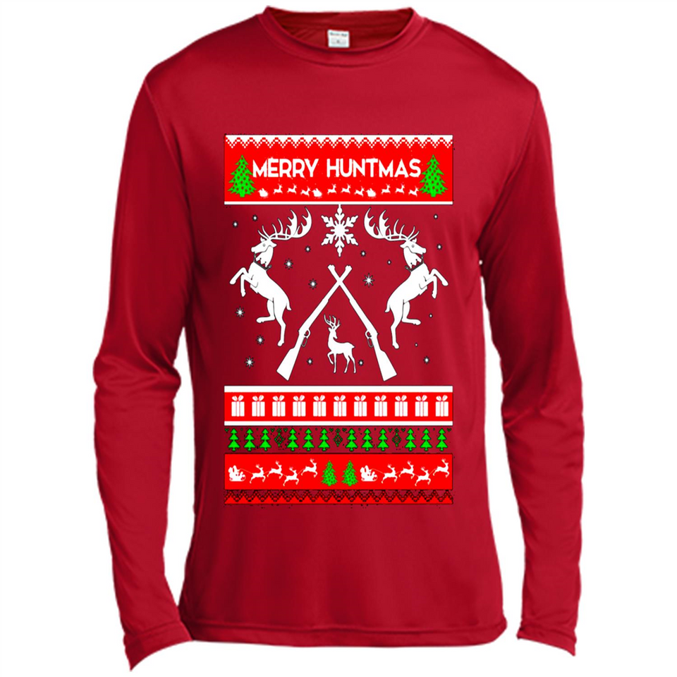 Merry Huntmas Ugly Christmas sweater PINGPONG