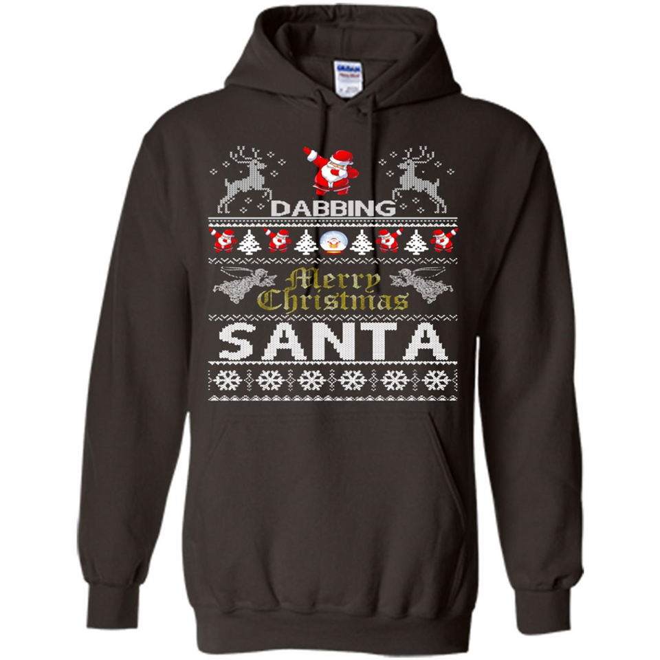 Dabbing Santa Ugly Christmas - Hoodie