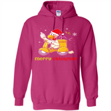 Funny Santa Christmas Chicken Shirt - Merry Chickmas - Hoodie