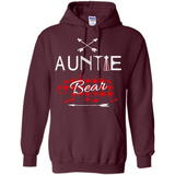 Aunt Shirt Buffalo Plaid Family Camp Bear Tee - Hoodie
