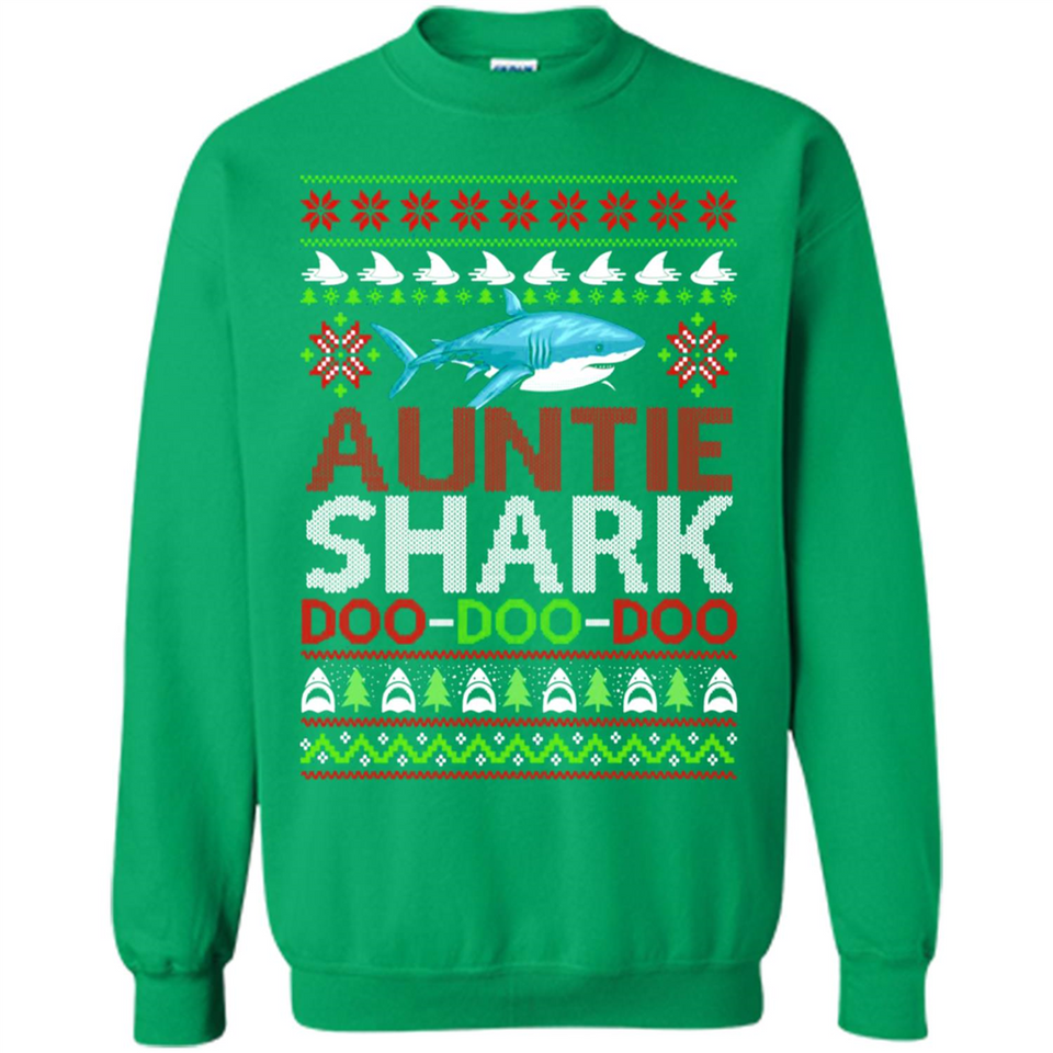 Auntie shark Doo Doo Doo Christmas - Sweatshirt