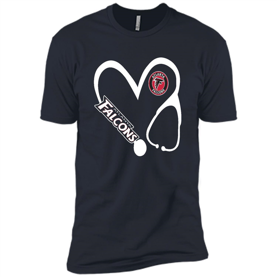 Stethoscope Heart Love Atlanta Falcons For Football Lovers