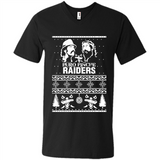 Puro Pinche Raiders Ugly Christmas Sweater - Men's V-Neck