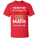 Math Teacher Christmas Shirt Christmas Cheer - Shirt