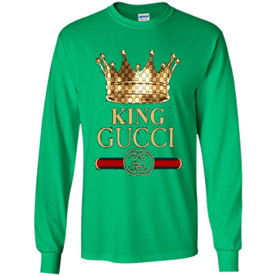 Cover your body with amazing King Crown Gucci Logo Black PING PONG