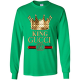 Cover your body with amazing King Crown Gucci Logo Black PING PONG
