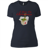 Christmas Ugly Sweater A Jew On Christmas - Ladies' Boyfriend T-Shirt