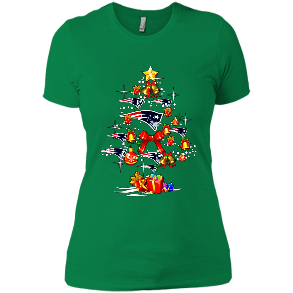 New England Patriots Christmas Tree sweater PINGPONG