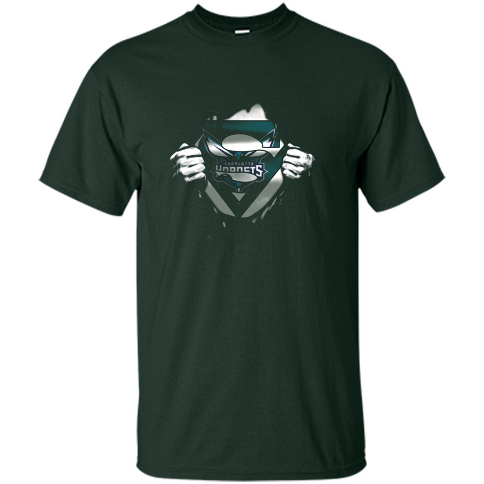 Charlotte Hornets And Superman Fans - Shirt