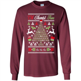 Chemist Tree Shirt Oh Chemistry Tree Ugly Christmas - Long Sleeve T-Shirt