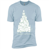 Merry Catmas - Merry Christmas Cat Lover Mug PINGPONG - Premium Short Sleeve T-Shirt