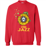 Utah Jazz Basketball Sunflower