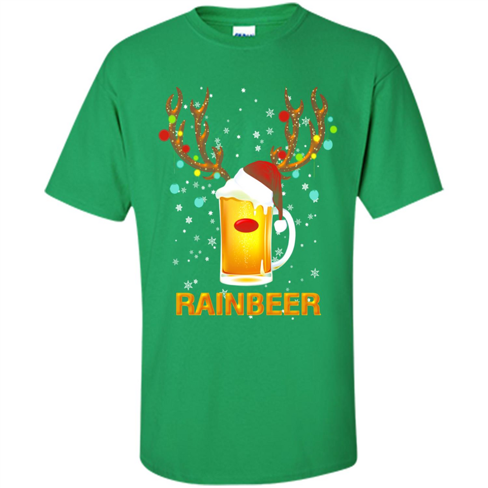 Rainbeer Funny Reindeer Beer Lover