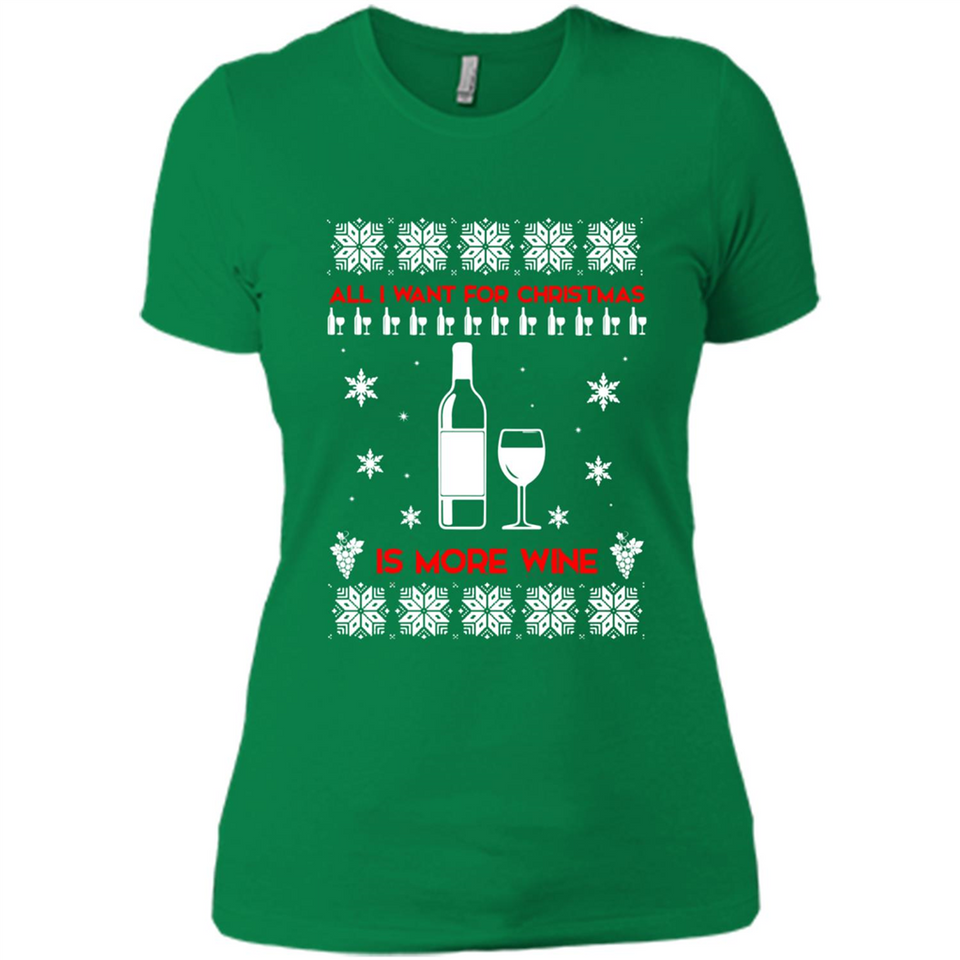 All I Want For Christmas is Wine Ugly sweater PINGPONG