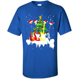 Santa Hat Electric Guitar Classical Guitar Christmas shirt Ladies' Boyfriend