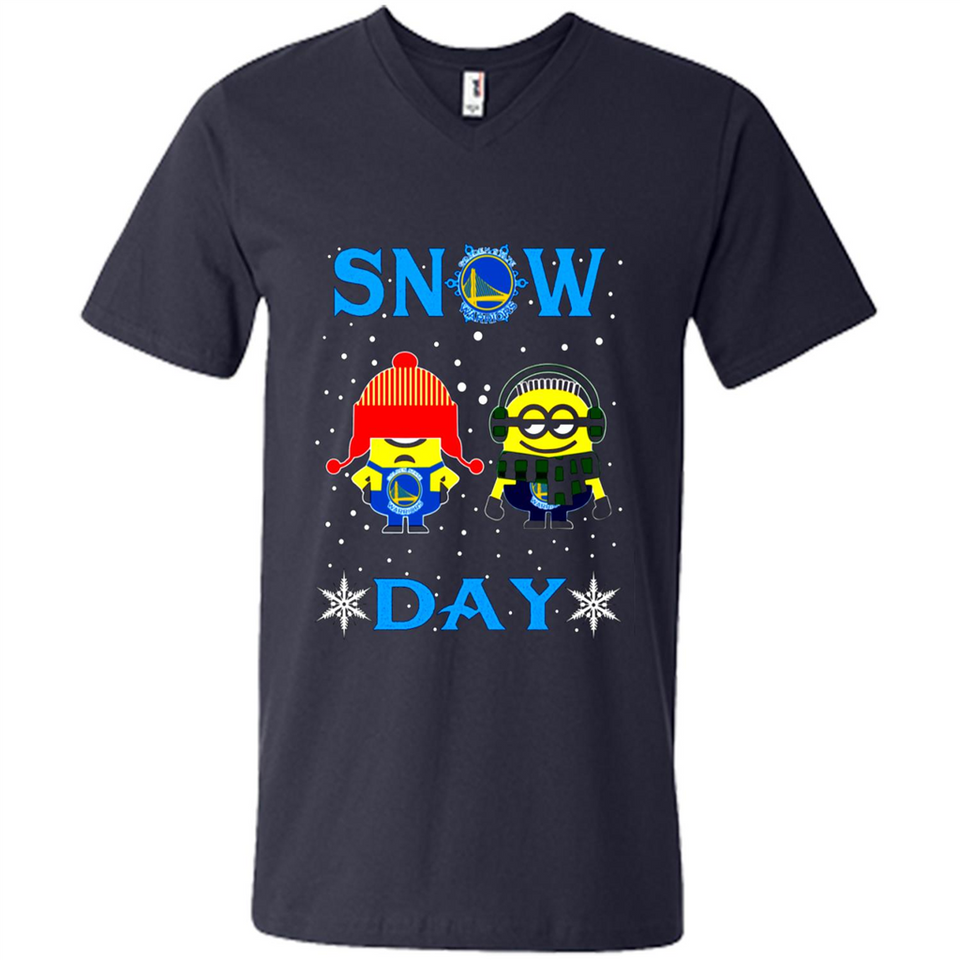 Snow Day Shirt For Golden State Warriors Vs Minion Fans pingpong