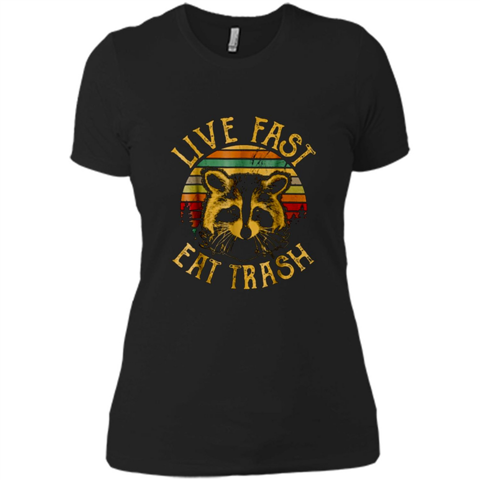 Live fast eat trash bear vintage camping PINGPONG