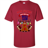 New York Giants NFL Reindeer Funny Merry Christmas And Happy New Year