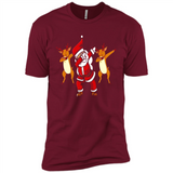 Dabbing Santa - Funny Santa Claus Christmas Dab - Premium Short Sleeve T-Shirt