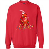 Christmas Lights Sloth Long Sleeve Santa Sloth - Sweatshirt