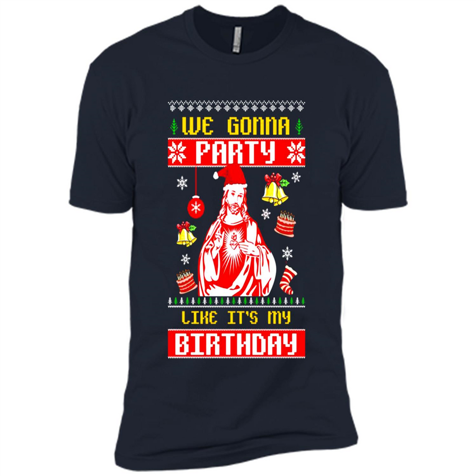 We Gonna Party Like It's My Birthday Jesus Christmas PINGPONG