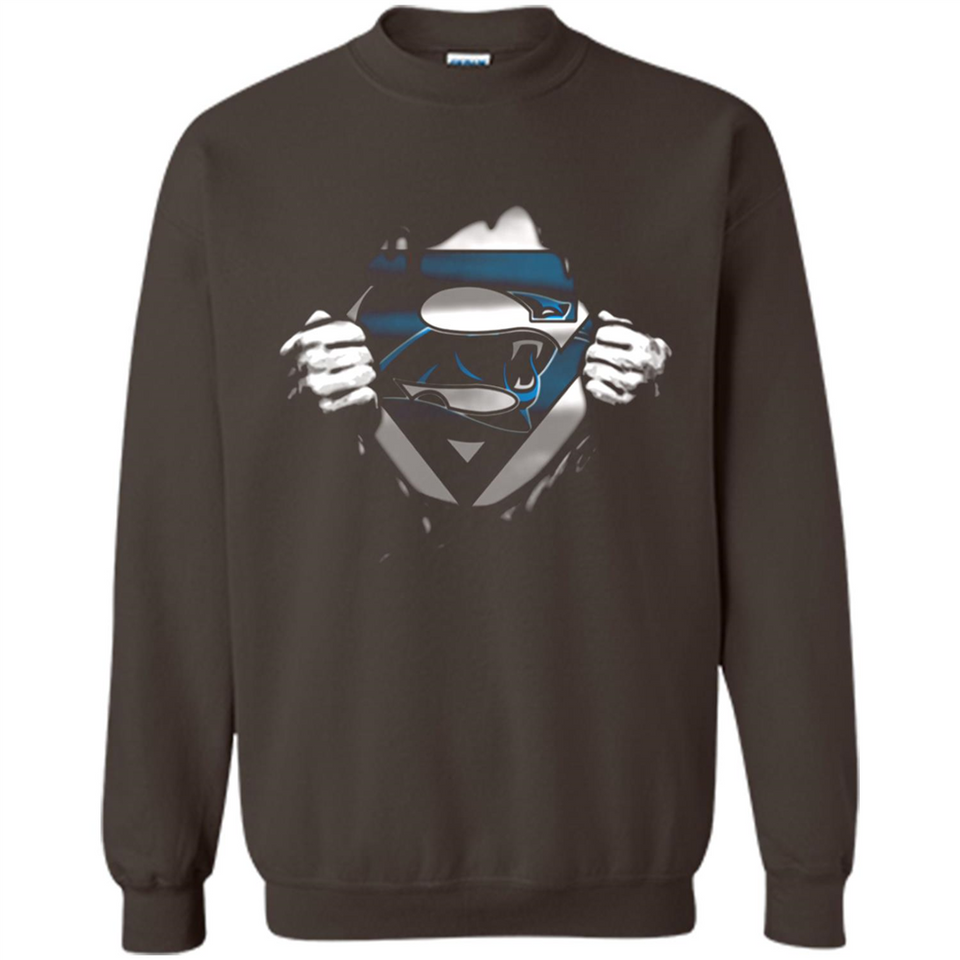 Carolina Panthers And Superman Fans - Sweatshirt
