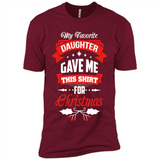 My Favorite Daughter Gave Me This Shirt For Christmas Gift - Premium Short Sleeve T-Shirt