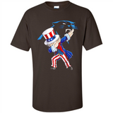 NFL CAROLINA PANTHERS UNCLE SAM DABBING INDEPENDENCE DAY