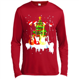 Santa Hat Electric Guitar Classical Guitar Christmas shirt Ladies' Boyfriend