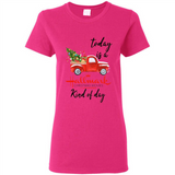 Today is A Hallmark Christmas Movies Kind of Day Sweatshirt - Ladies Short-Sleeve