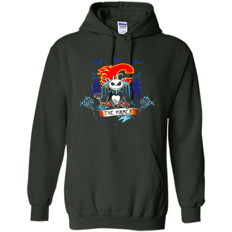 Calgary Flames Halloween The Nightmare Before Christmas - Hoodie