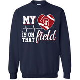 Stanford Cardinal Football My Heart is on that Field - Sweatshirt