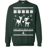 Rudolph and Clarice Ugly Christmas Sweater - Sweatshirt