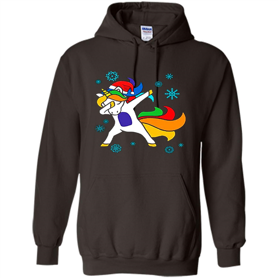 Christmas Dabbing Unicorn - Hoodie