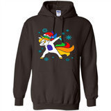 Christmas Dabbing Unicorn - Hoodie