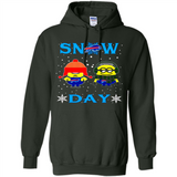 Snow Day Shirt For Buffalo Bills Vs Minion Fans pingpong