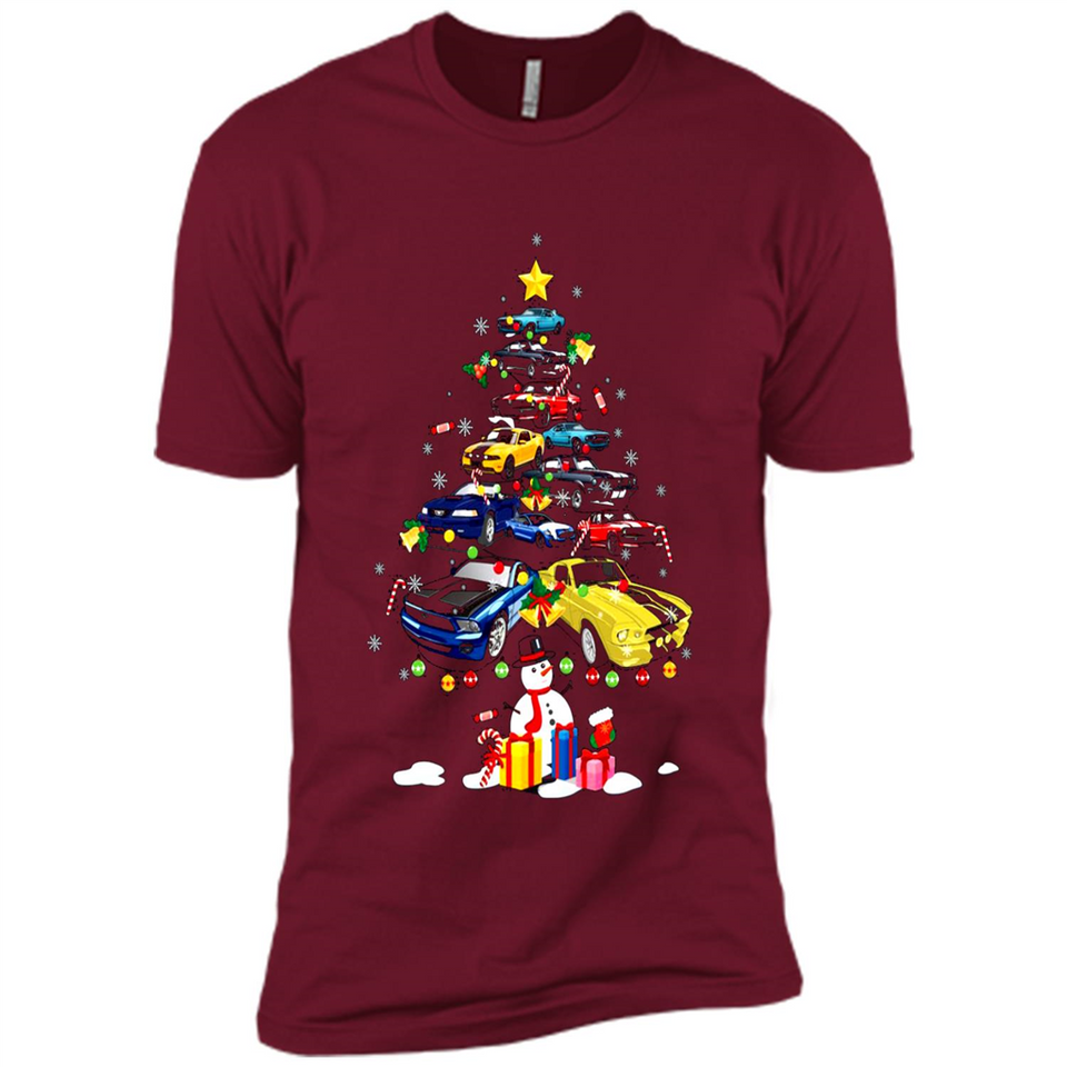 Mustang Tree Christmas Sweatshirt PINGPONG