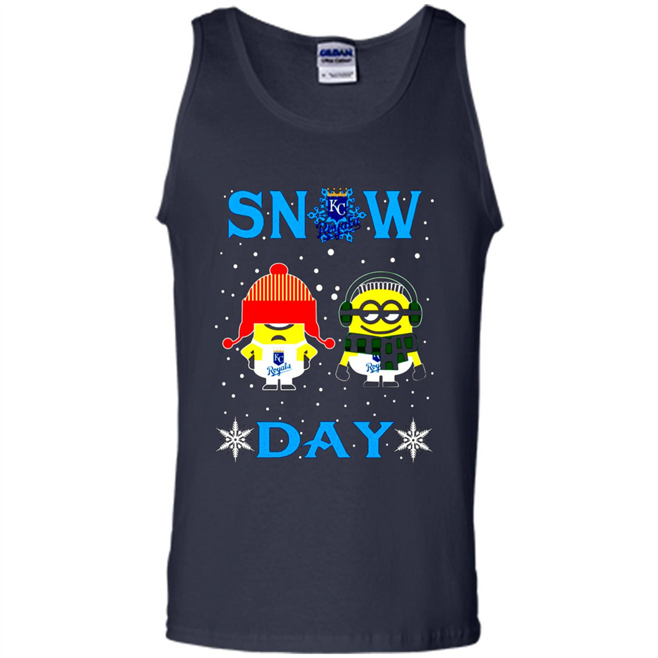 Snow Day Shirt For Kansas City Royals Vs Minion Fans pingpong