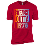 Retro Straight Outta 1978 40 Years Old - Premium Short Sleeve T-Shirt