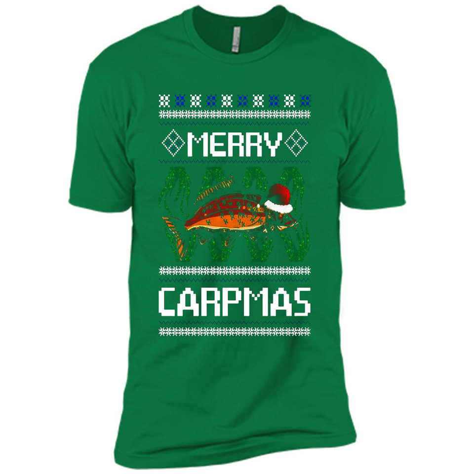 Santa Claus Carpmas Merry Carpmas Christmas Sweater PINGPONG - Premium Short Sleeve T-Shirt