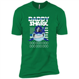 Police Daddy Shark Blue Line Tee