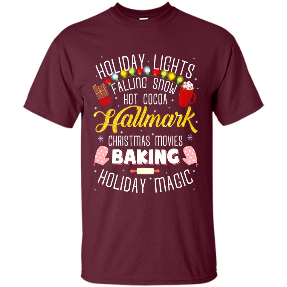 Holiday Lights Falling Snow Hot Cocoa Hallmark Christmas movie