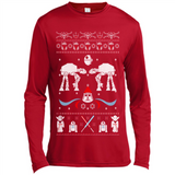 Star Wars Icons Funny Ugly Christmas - Canvas Long Sleeve T-Shirt