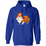 Christmas Lights Shetland Sheepdog Wearing Santa Hat Funny Xmas Mug - Hoodie
