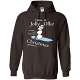Snowman Snowboarder Tshirt Have Jolly Ollie Christmas