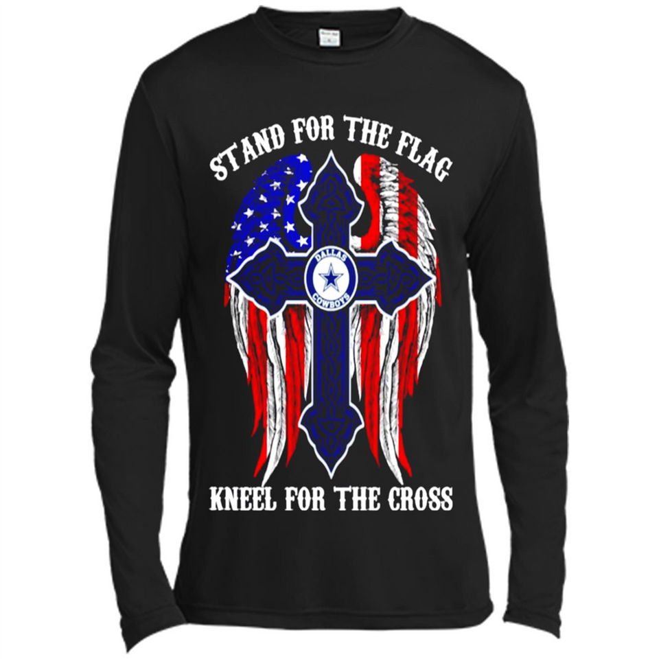 Dallas Cowboys - stand for the flag kneel for the cross