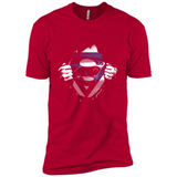 Carolina Panthers And Superman Fans - Premium Short Sleeve T-Shirt